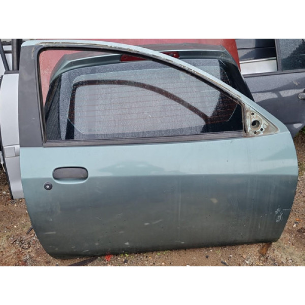 Porta Ford Ka Direita 2p Dianteira Direito Azul-turquesa