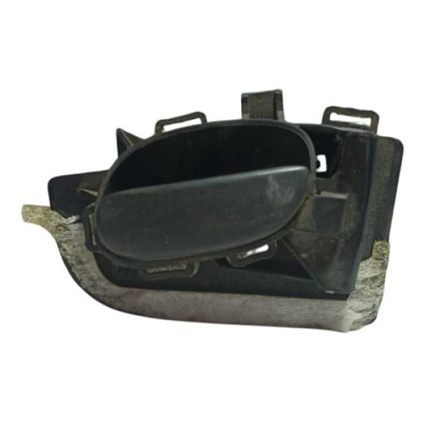 Maçaneta Interna Dianteira Direita Peugeot 206 2003/2008. Preto Dianteira