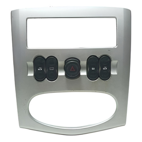 Moldura Painel Central Renault Logan 2008 2009 2010 2011.