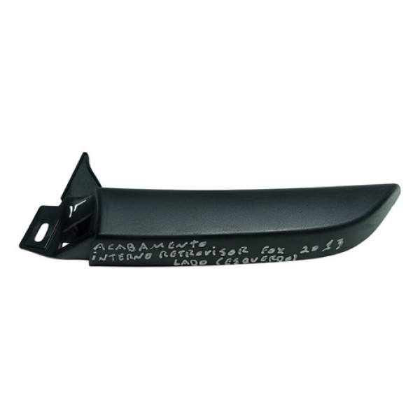 Acabamento Interno Esquerdo Retrovisor Volkswagen Fox 2012. Preto