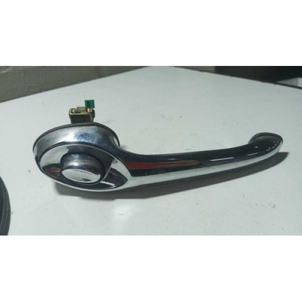 Maçaneta Dianteira Esquerda Pt Cruiser 2008 Prata Dianteira