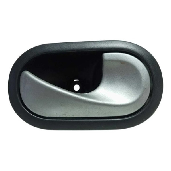 Maçaneta Interna Traseira Direita Renault Grand Scenic 2009. Prateado Traseira