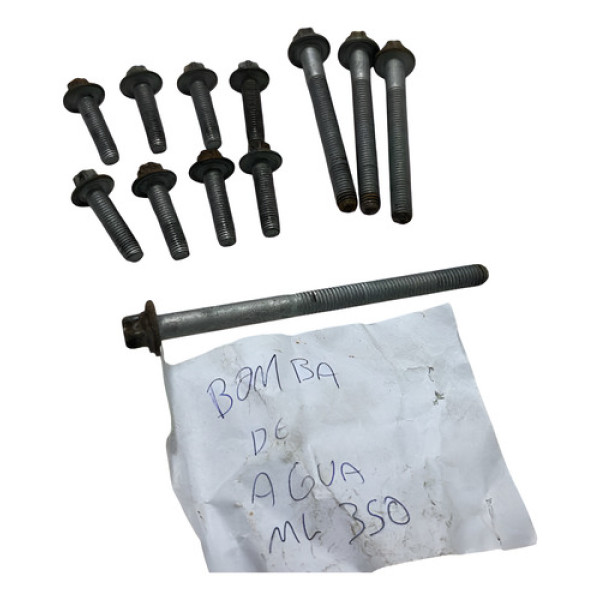 Kit Parafusos Bomba D Agua Mercedes Ml 350 Preto