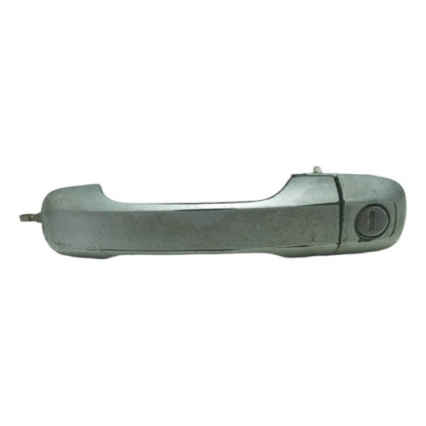 Maçaneta Externa Dianteira Esquerda Ford Fiesta 2000. Prateado Dianteira