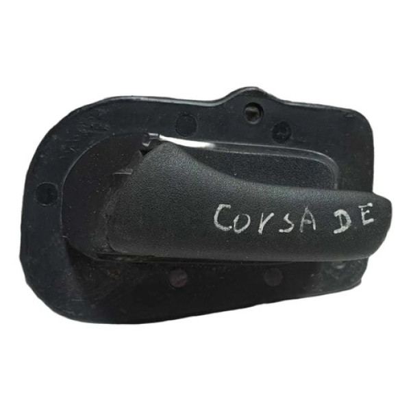 Moldura Macaneta Interno Esquerd Corsa 1994-2012 Preto Dianteira
