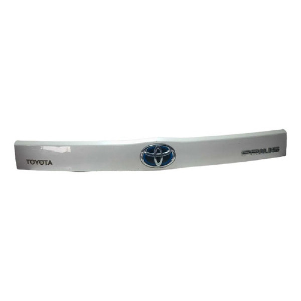 Friso Aplique Tampa Traseira Toyota Prius  2013/2014. Branco