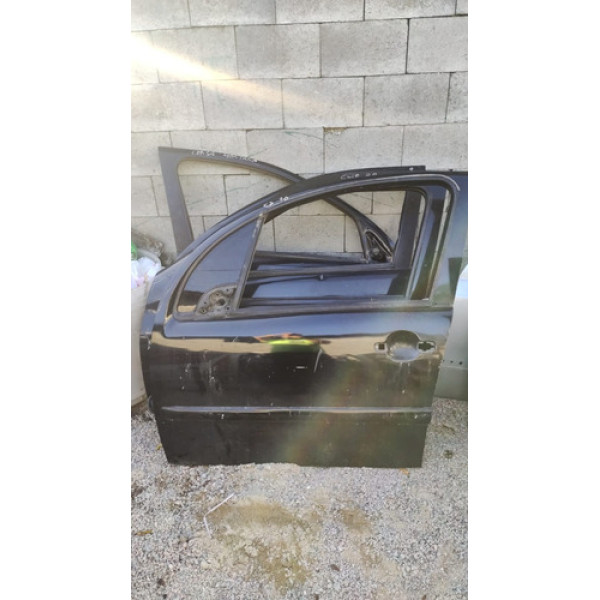 Porta Dianteira Esquerda Citroën C3 2003 2004 2005 A 2012 Preto