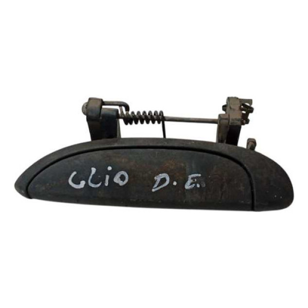 Maçaneta Externa Dianteira Esquerda Renault Clio 2005 Preto Dianteira