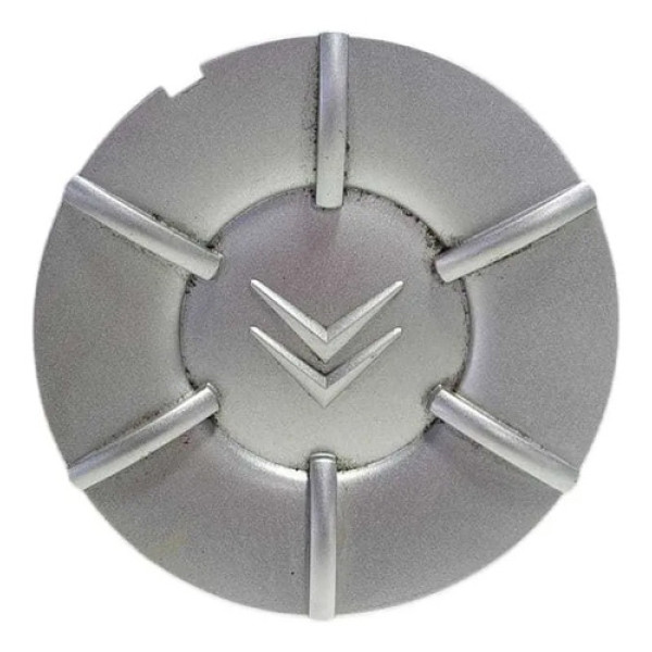 Calota Central Roda Aro 14 Citroën C3 2003/2012. Preto