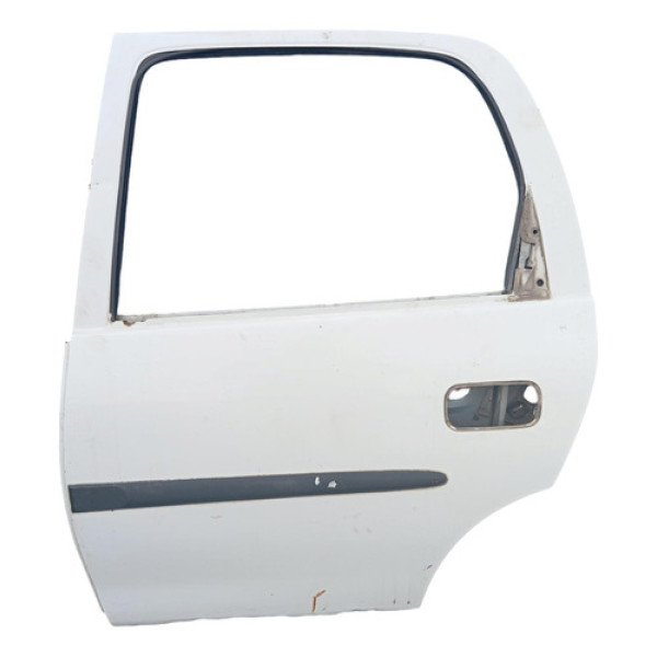 Porta Traseira Esquerda Gm Corsa 2001 Traseira Esquerdo Branco