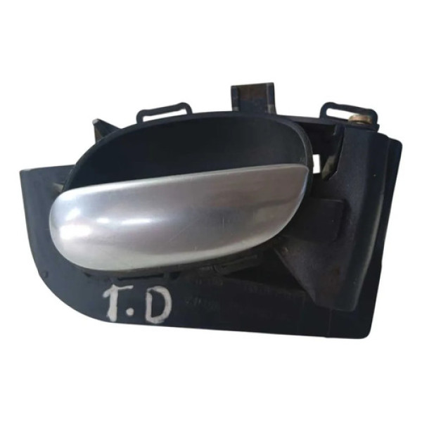 Maçaneta Interna Traseira Direita Peugeot 206 Sw 2007 Preto Traseira