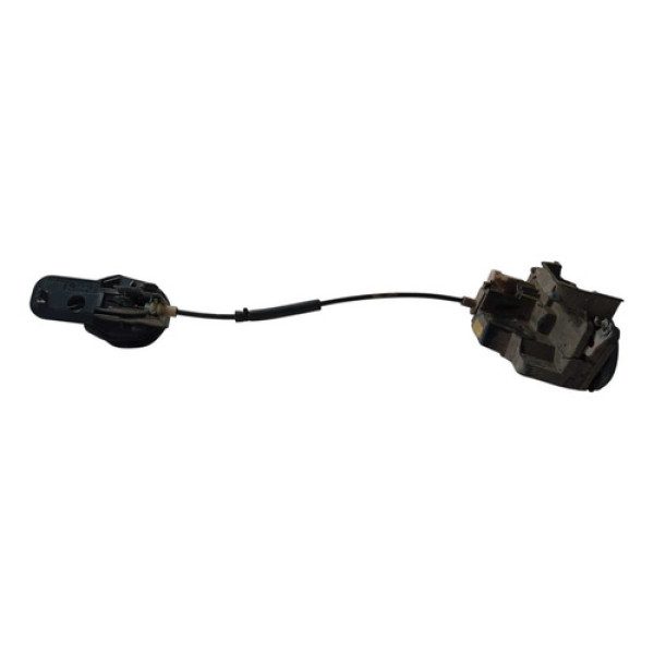 Maçaneta Com Fechadura Interna D/d Fiat Palio 1997 Preto Dianteira
