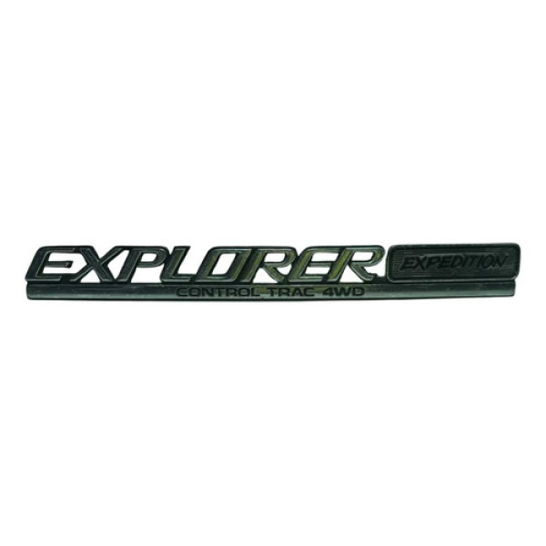 Emblema Tampa Traseira Ford Explorer. Prateado
