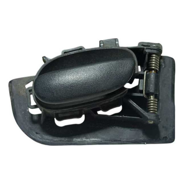 Maçaneta Interna Dianteira Direita Peugeot 207 2010. Preto Dianteira