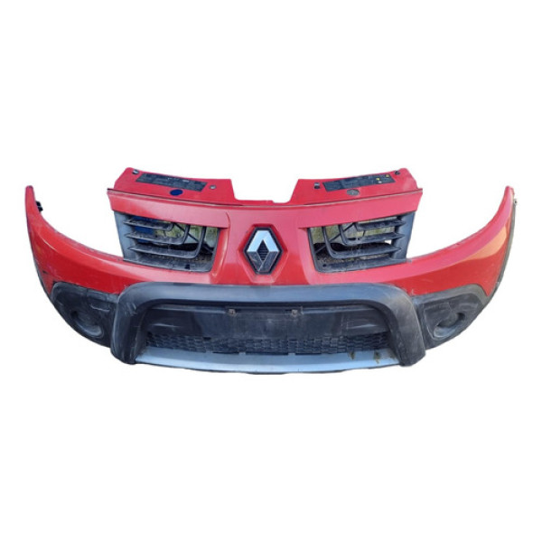 Parachoque Dianteiro Renault Sandero Stepway  2010 Vermelho