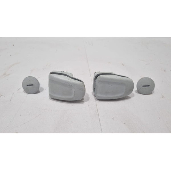 Alça Teto Porta Cabide Peugeot 208 2014 Kit Cx34 Prateado