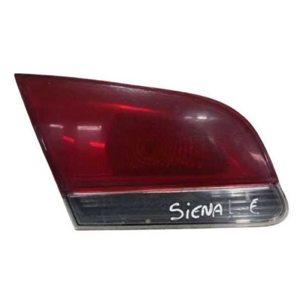 Lanterna Tampa Traseira Esquerda Fiat Siena 2008/2012. Esquerdo/motorista Vermelho