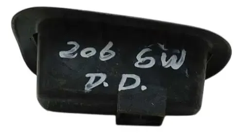 Puxador Porta Dianteiro Direito Peugeot 206 2003 Preto