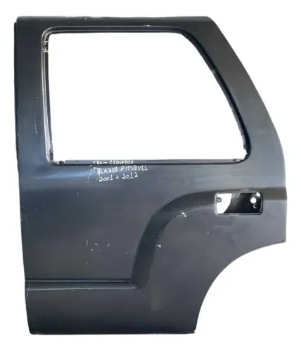 Porta Traseira Esquerdo Chevrolet Blazer Pitbull 2001/2012. Traseira Esquerdo Azul-escuro