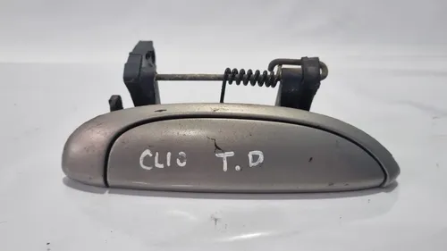 Maçaneta Externa Clio Traseira Direito Cx43 Prata Traseira