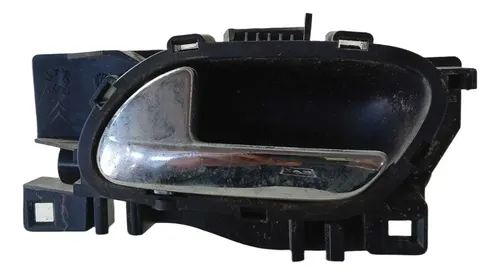 Maçaneta Interna Dianteira Esquerda Citroen Aircross 2014 Prateado Dianteira