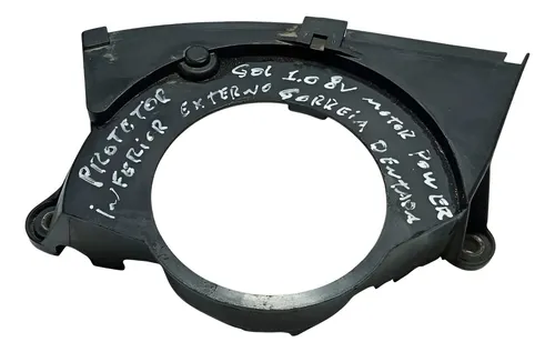 Protetor Inferior Externo Capa Correia Dentada Vw Gol 1.0 8v Preto