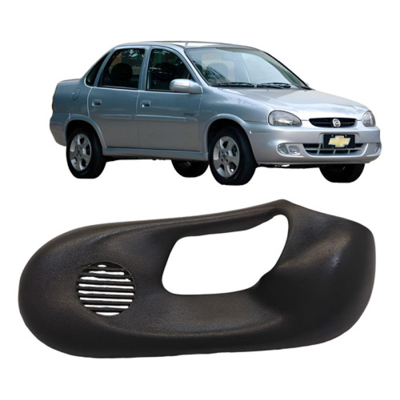 Moldura Macaneta Dianteira Esquerda Chevrolet Corsa 1999