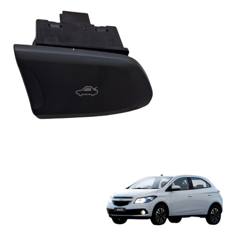 Botao Interruptor Porta Malas Chevrolet Onix  1.4  2013 2019 Preto