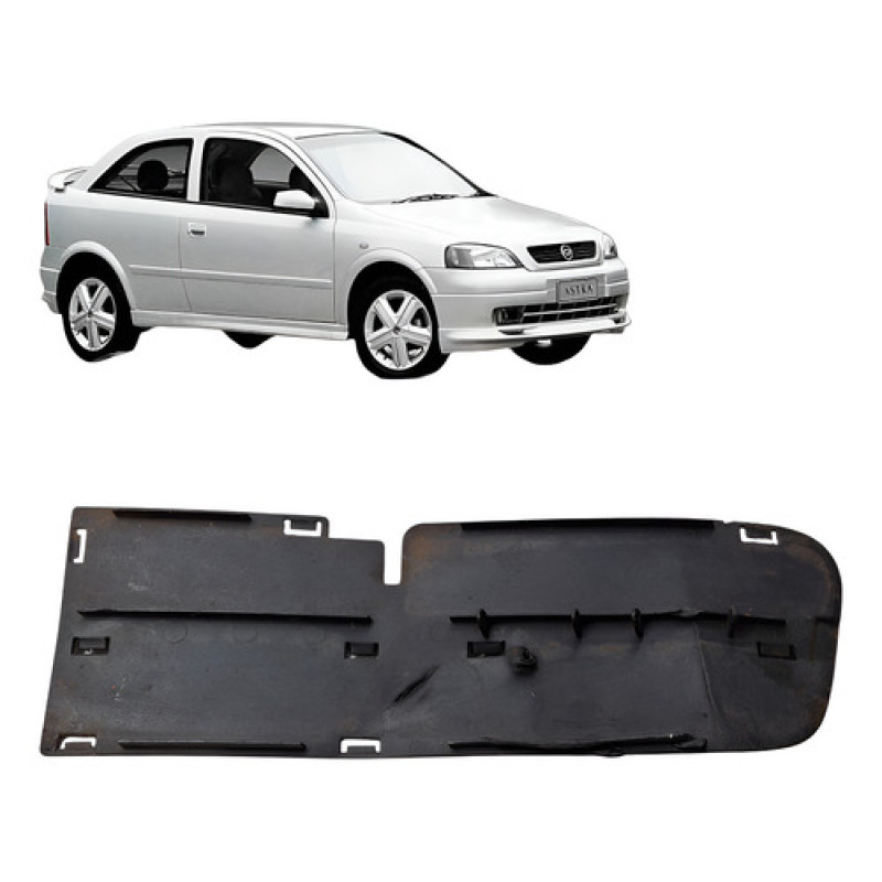 Moldura Milha Esquerdo Chevrolet Astra Gl 1.8 1999 Preto Esquerdo