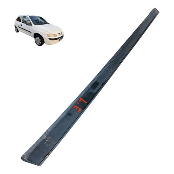 Friso Porta Esquerda Chevrolet Celta 1.0 2p 2003 2004 Preto