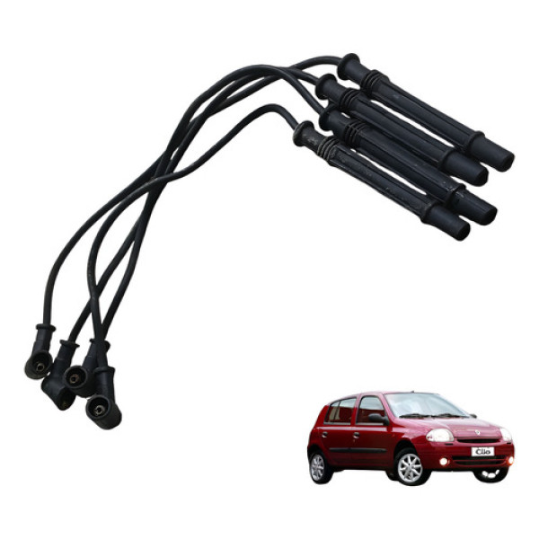 Cabo Vela Renault Clio 1.0 16v 2003 2005 Preto