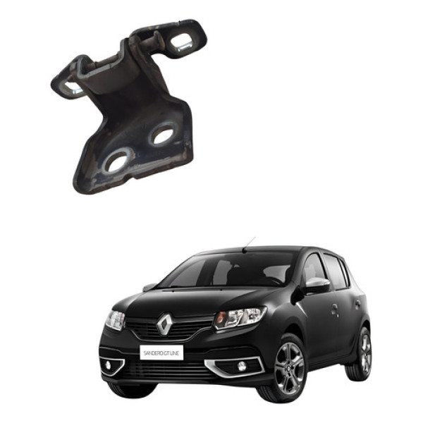 Dobradica Porta Traseira Esquerda Renault Sandero 1.6 2016 Prateado