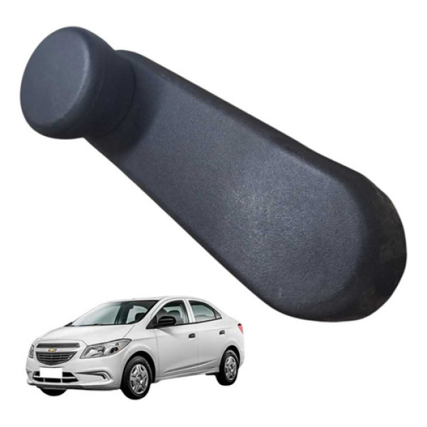 Manivela Vidro Traseiro Esquerdo Chevrolet Prisma 1.4 2017 Preto