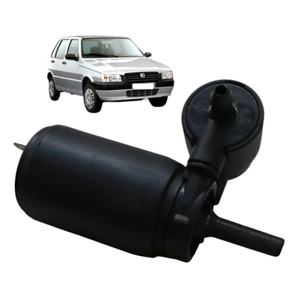 Bomba Esguicho Limpador Parabrisa Fiat Uno 1.0 2005 Preto