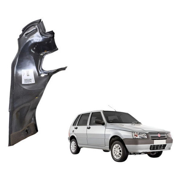 Protecao Painel Corta Fogo Esquerdo Fiat Uno 1.0 2005 Usado Preto