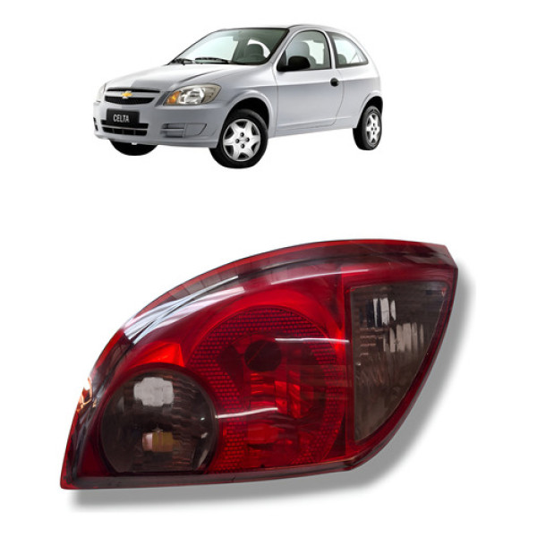 Lanterna Fume Esquerda Chevrolet Celta 1.0 2011 Esquerdo/motorista Amarelo