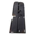 Moldura Milha Esquerdo Chevrolet Astra Gl 1.8 1999 Preto Esquerdo