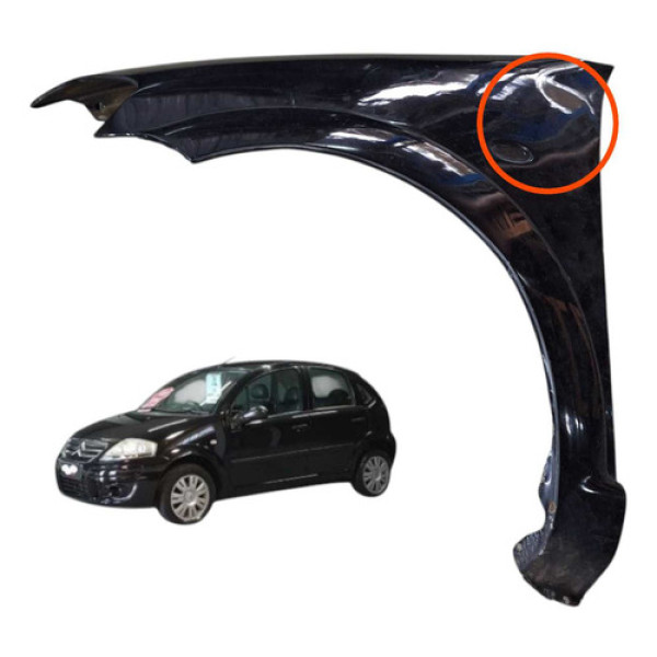 Paralama Esquerdo Citroen C3 1.4 2011 2012