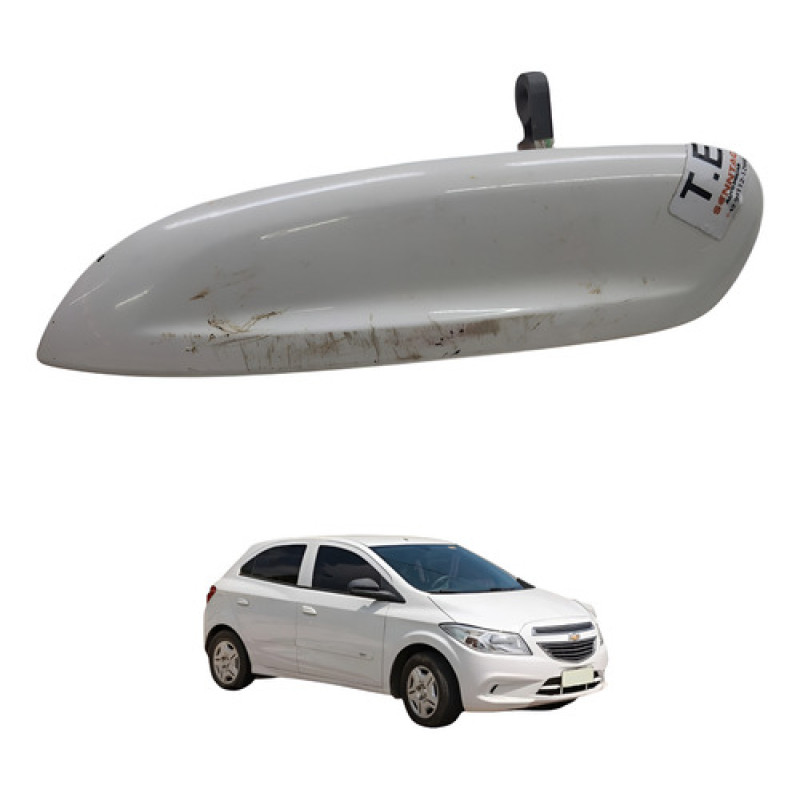 Macaneta Externa Traseira Direita Gm  Onix 2019 4p (detalhe) Branco