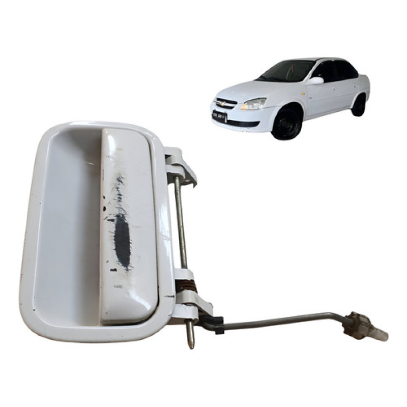 Macaneta Traseira Direita Chevrolet Classic 1.0 2011 Branco Traseira