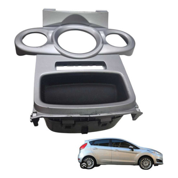 Moldura Comando Ar Condicionado Ford New Fiesta 1.6 16v 2014