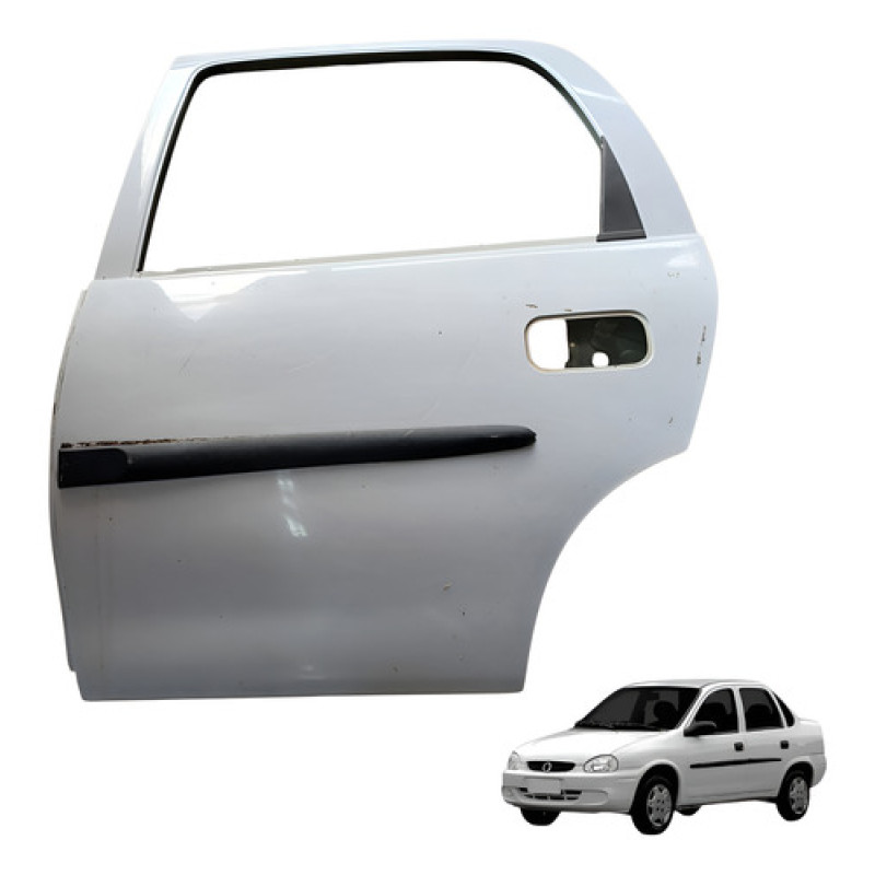 Porta Traseira Esquerda Chevrolet Classic 1.0 2001 Esquerdo Braco