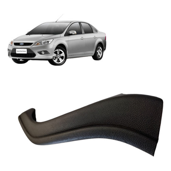 Moldura Puxador Interno Porta Traseira Esq Ford Focus 2010  Preto