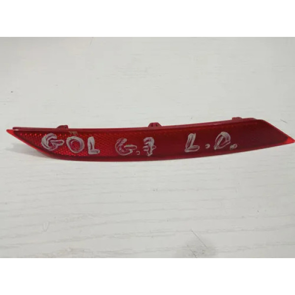 Refletor De Para-choque Vermelho Traseiro Direito Vw Gol Esquerdo/motorista Vermelha