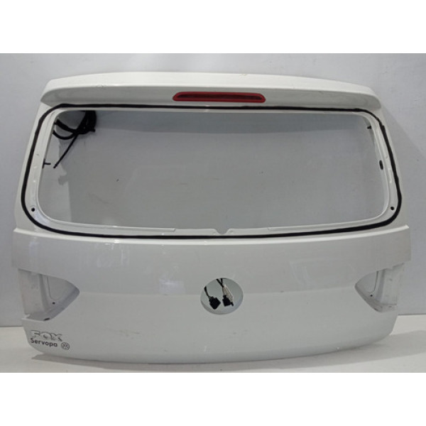 Tampa Traseira Volkswagen Fox 2015 A 2021 C/avaria Original Branco