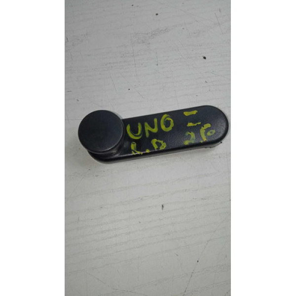 Manivela Vidro Fiat Uno 2011 Original Preto