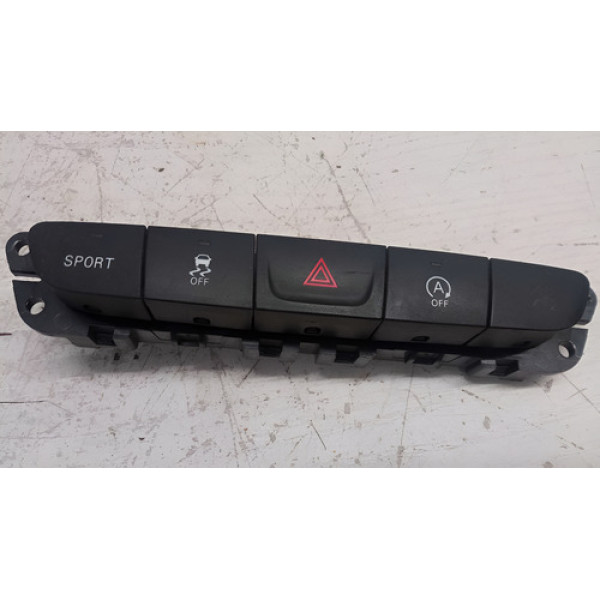 Botão Pisca Alerta Sport Tração Fiat Toro 2019 Original  Preto