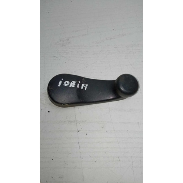 Manivela Do Vidro Fiat Ideia 2006 2016 Original Preto