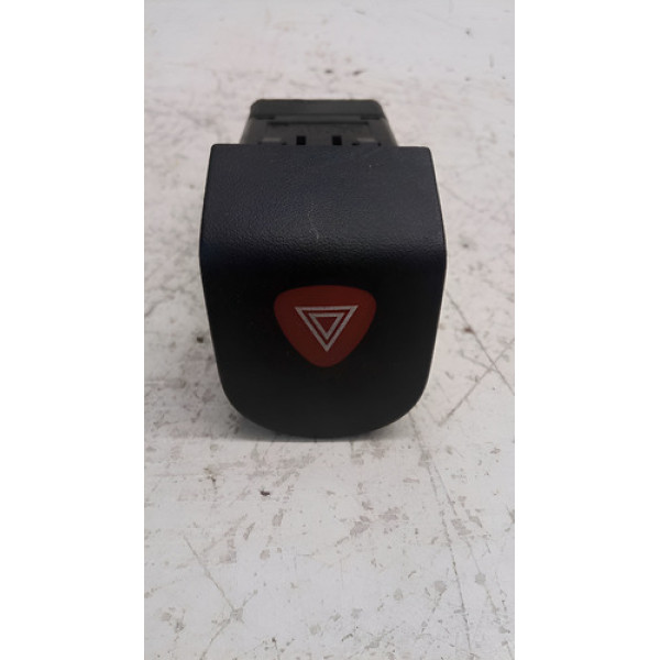 Botão Pisca Alerta Renault Kangoo Furgão 2005 Original Preto