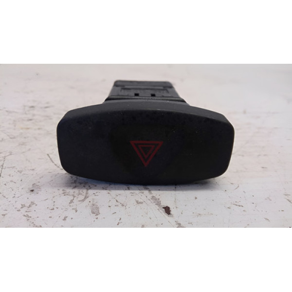 Interruptor Botão Pisca Alerta Renault Logan 2014 Original  Preto
